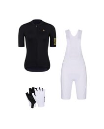 RIVANELLE Kolesarski mega set - VICTORIOUS - črna/bela