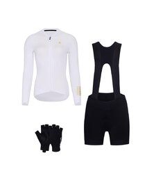 RIVANELLE Kolesarski mega set - VICTORIOUS - črna/bela