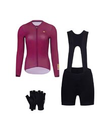 RIVANELLE Kolesarski mega set - VICTORIOUS - bordo/črna