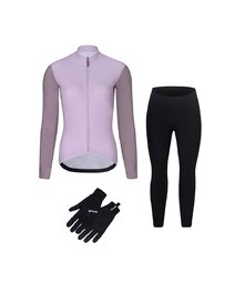 RIVANELLE Kolesarski mega set - PERFORMANCE WINTER - vijolična/črna