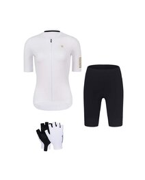 RIVANELLE Kolesarski mega set - VICTORIOUS GOLD - črna/bela