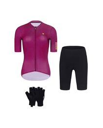 RIVANELLE Kolesarski mega set - VICTORIOUS GOLD - bordo/črna