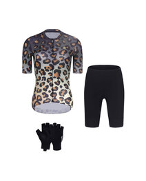 RIVANELLE Kolesarski mega set - WILDCAT - rjava/črna