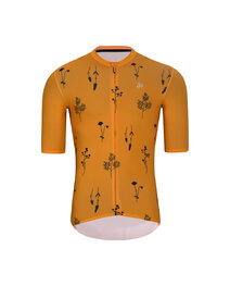 HOLOKOLO Kolesarski dres kratek rokav in kratke hlače - set - črna/oranžna