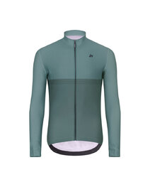 HOLOKOLO Kolesarska  zimska jakna in hlače - STRIPES WINTER - zelena/črna