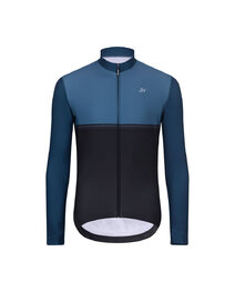 HOLOKOLO Kolesarska  zimska jakna in hlače - STRIPES WINTER - črna/modra