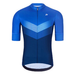 HOLOKOLO Kolesarski dres kratek rokav in kratke hlače - ARROW II - modra/črna