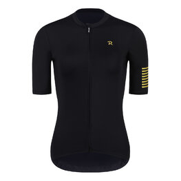 RIVANELLE Kolesarski dres kratek rokav in kratke hlače - VICTORIOUS GOLD LADY - zlata/črna