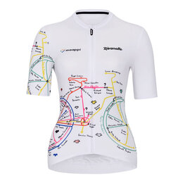 RIVANELLE Kolesarski mega set - MAAPPI ELITE LADY - bela/črna