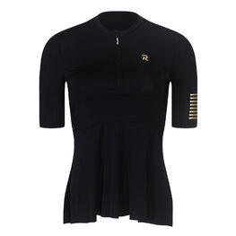 RIVANELLE Kolesarski dres kratek rokav in kratke hlače - GRACE - bež/črna