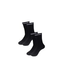 RIVANELLE Kolesarske klasične nogavice - VELON 2PAK - črna