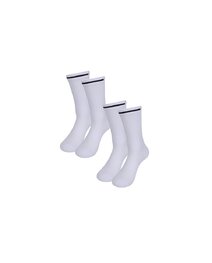 RIVANELLE Kolesarske klasične nogavice - VELON 2PAK - bela