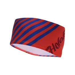 HOLOKOLO Kolesarski trak za lase - SUMMER HEADBAND - modra/rdeča