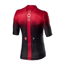 CASTELLI Kolesarski dres s kratkimi rokavi - INEOS 2020 - rdeča/črna