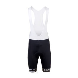 AGU Kolesarske kratke hlače z naramnicami - JUMBO-VISMA 2019 - črna