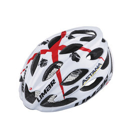 LIMAR Kolesarska čelada - ULTRALIGHT+ - bela/črna/rdeča