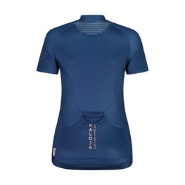 MALOJA Kolesarski dres s kratkimi rokavi - GANESM. 1/2 LADY - modra