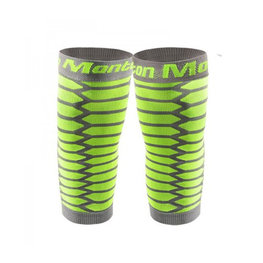 MONTON Kolesarske  gamaše do kolen - FUNCTIONAL - zelena/siva