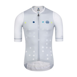 MONTON Kolesarski dres s kratkimi rokavi - BLINKY - siva