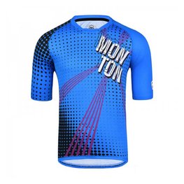 MONTON Kolesarski dres s kratkimi rokavi - BANG MTB - modra