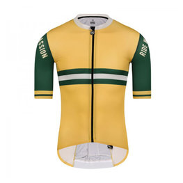 MONTON Kolesarski dres s kratkimi rokavi - JOE - rumena/zelena