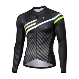 MONTON Kolesarski dres z dolgimi rokavi poletni - FLYBY SUMMER - črna