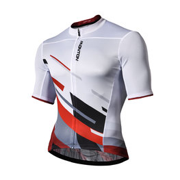 MONTON Kolesarski dres s kratkimi rokavi - FOCUS - bela