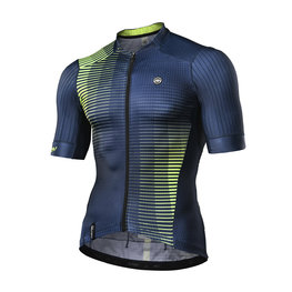 MONTON Kolesarski dres s kratkimi rokavi - FLEETING - črna/rumena