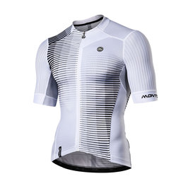 MONTON Kolesarski dres s kratkimi rokavi - FLEETING - črna/bela
