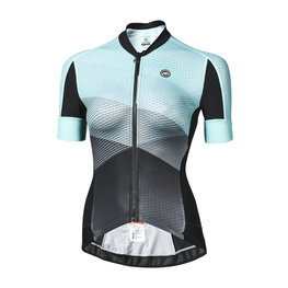 MONTON Kolesarski dres s kratkimi rokavi - MAGIC LAND LADY - črna/zelena