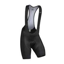 MONTON Kolesarske kratke hlače z naramnicami - MOVING - črna