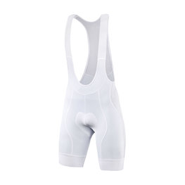 MONTON Kolesarske kratke hlače z naramnicami - KADAJ - bela