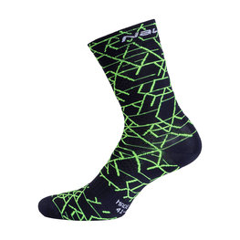 NALINI Kolesarske klasične nogavice - AIS SAETTA 2.0 H19 - rumena/črna