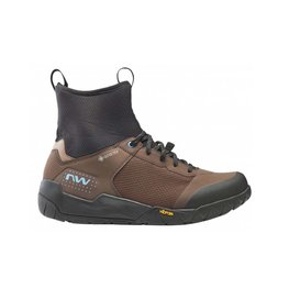 NORTHWAVE Kolesarski čevlji - MULTICROSS MID GTX - rjava/črna