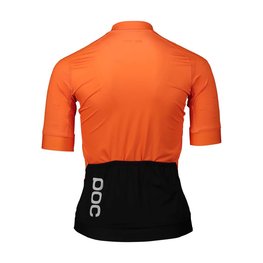 POC Kolesarski dres s kratkimi rokavi - ESSENTIAL ROAD LADY - oranžna/črna