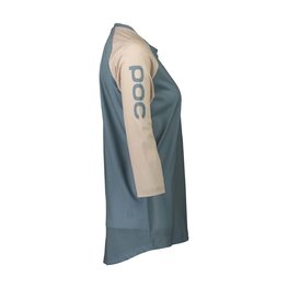 POC Kolesarski dres s kratkimi rokavi - MTB PURE 3/4 LADY - svetlo modra/bež