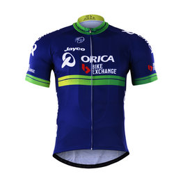 BONAVELO Kolesarski dres s kratkimi rokavi - ORICA 2017 - modra