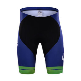 Kolesarske kratke hlače brez naramnic - ORICA 2017 - črna/zelena/modra
