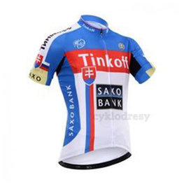 Kolesarski dres s kratkimi rokavi - TINKOFF 2015 KIDS - rdeča/modra/bela