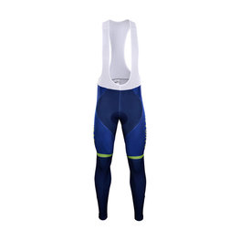 Kolesarske dolge hlače z naramnicami - B. MERIDA 2018 SMR - modra