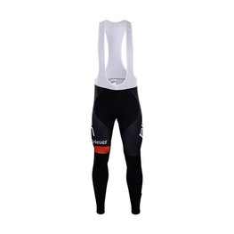 Kolesarske dolge hlače z naramnicami - BMC 2018 SUMMER - črna