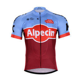 BONAVELO Kolesarski dres s kratkimi rokavi - KATUSHA 2018 - rdeča/bordo/svetlo modra