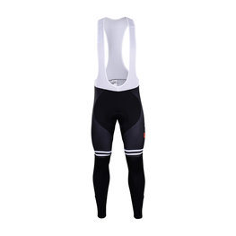 BONAVELO Kolesarske dolge hlače z naramnicami - TREK 2019 SUMMER - črna