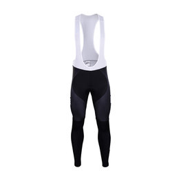 BONAVELO Kolesarske dolge hlače z naramnicami - EDUCATION F. '19 WNT - črna