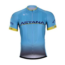 BONAVELO Kolesarski dres s kratkimi rokavi - ASTANA 2019  - svetlo modra