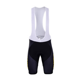 BONAVELO Kolesarske kratke hlače z naramnicami - JUMBO-VISMA 2019 - črna