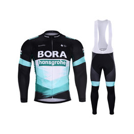 BONAVELO Kolesarski zimski set - BORA 2020 WINTER - črna/zelena/bela