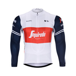 BONAVELO Kolesarski dres z dolgimi rokavi poletni - TREK 2020 SUMMER - bela/modra/rdeča