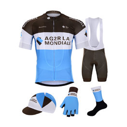 BONAVELO Kolesarski mega set - AG2R 2020 - modra/bela/rjava