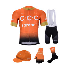 BONAVELO Kolesarski mega set - CCC 2020 - oranžna/črna
